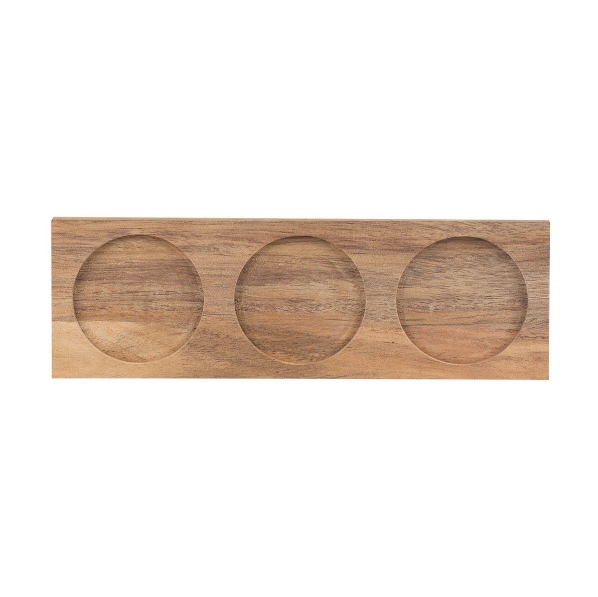 Räder Heart Porcelain Condiment Bowls with Spoons on Acacia Board – image 3