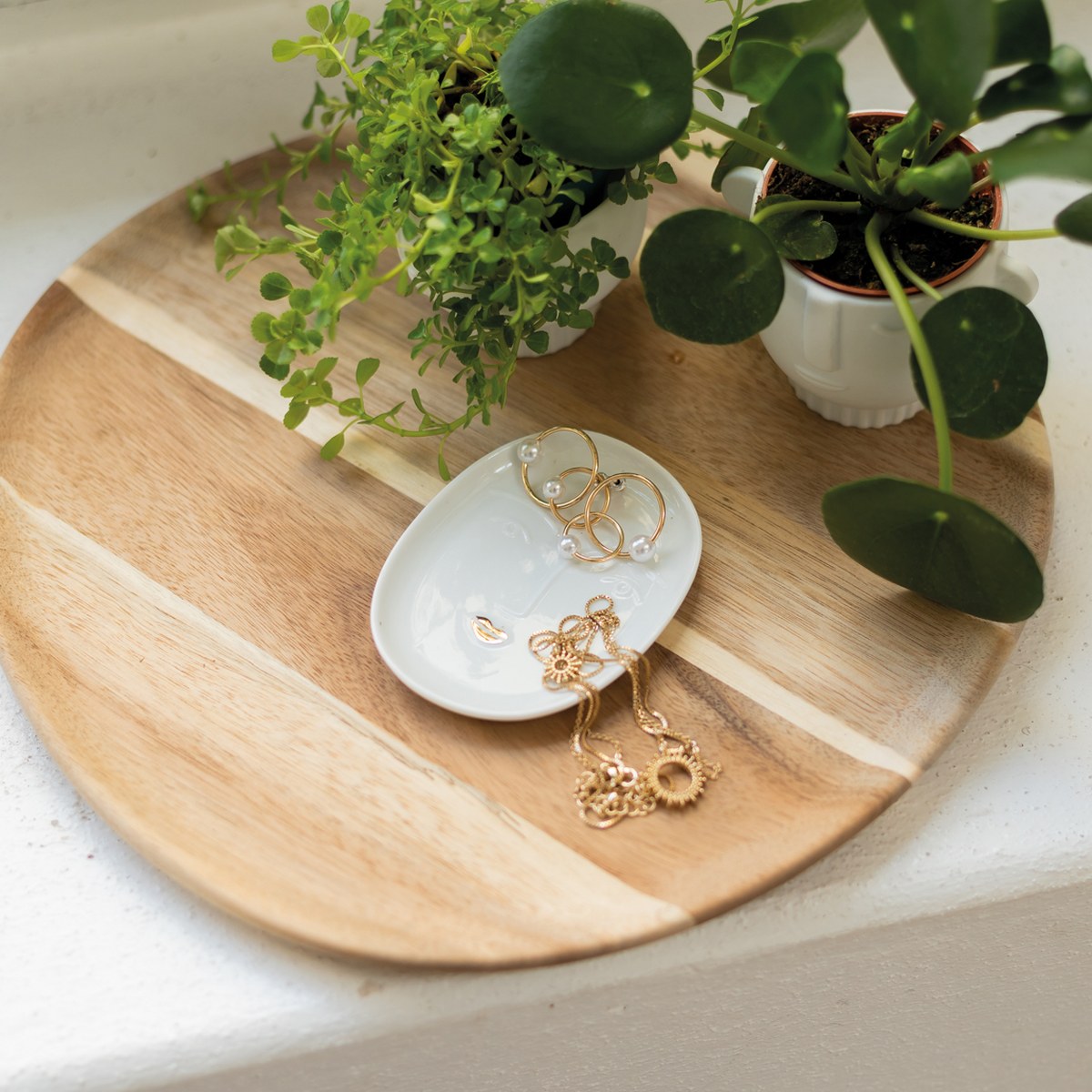 Räder Wonderland Face Porcelain Trinket Dish with Gold Detail – image 2