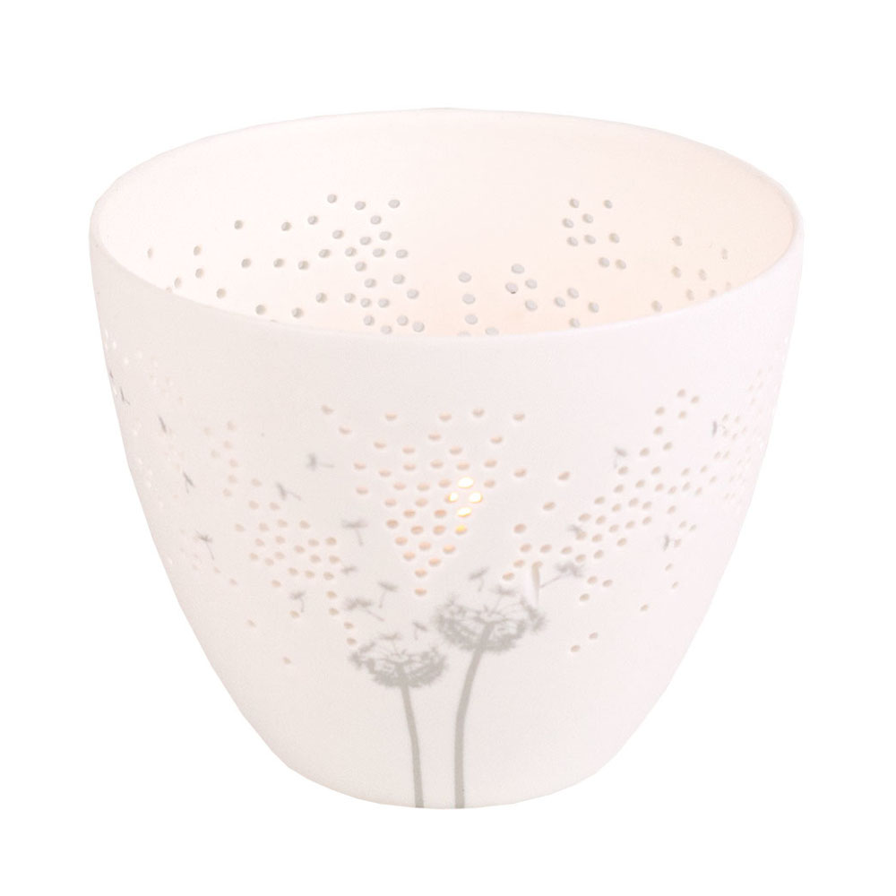Räder Poetry Light Dandelion Porcelain Tealight Holder – Small – image 2