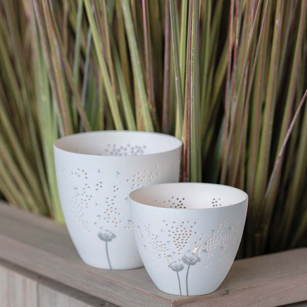 Räder Poetry Light Dandelion Porcelain Tealight Holder – Small – image 3