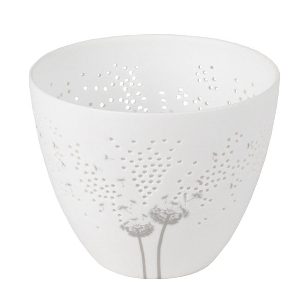 Räder Poetry Light Dandelion Porcelain Tealight Holder – Small