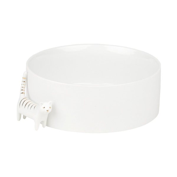 Räder Porcelain Trinket Bowl with Gold-Detailed Cat