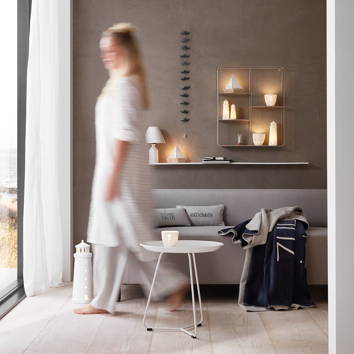 Räder XXL Porcelain Lighthouse Candle Holder 40cm – image 3