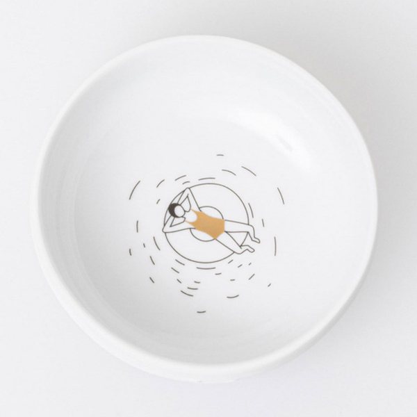 Räder Picture Story 'Bathing Pond' Porcelain Bowl