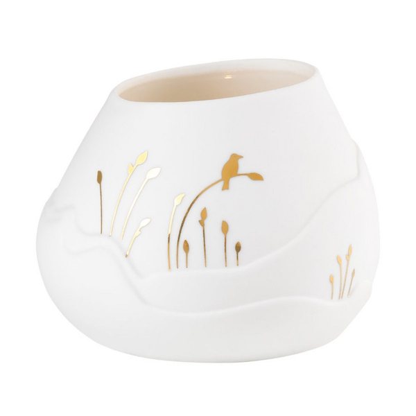 Räder Light Landscape Bird Meadow Porcelain Tealight Holder