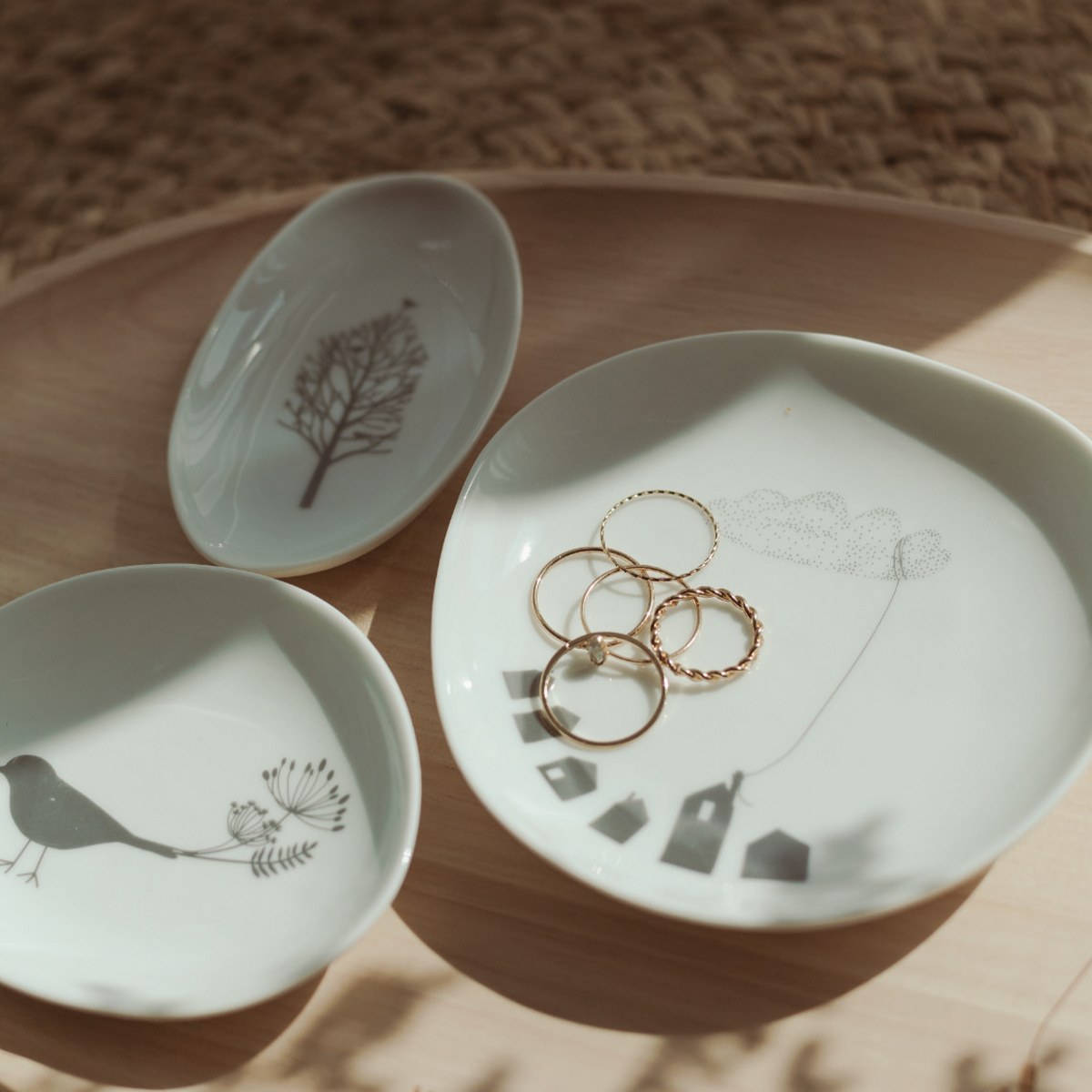 Räder Wonderland Birdhouse Porcelain Plates, Set of 3 – image 5