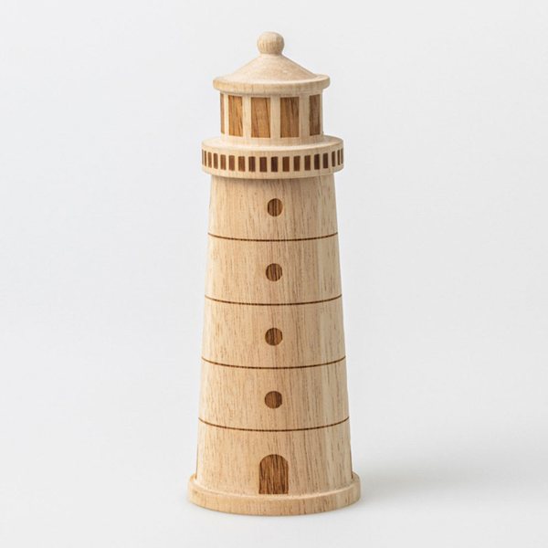 Räder Lighthouse Salt or Pepper Mill – Rubberwood