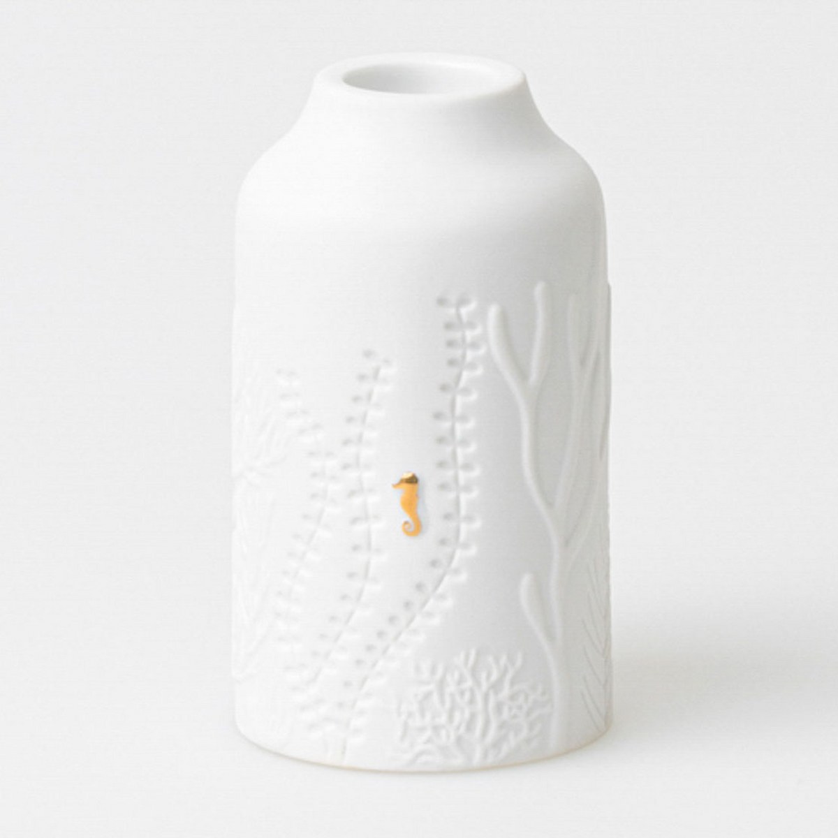 Räder Seahorse Porcelain Candle Holder with Gold Detail – image 2