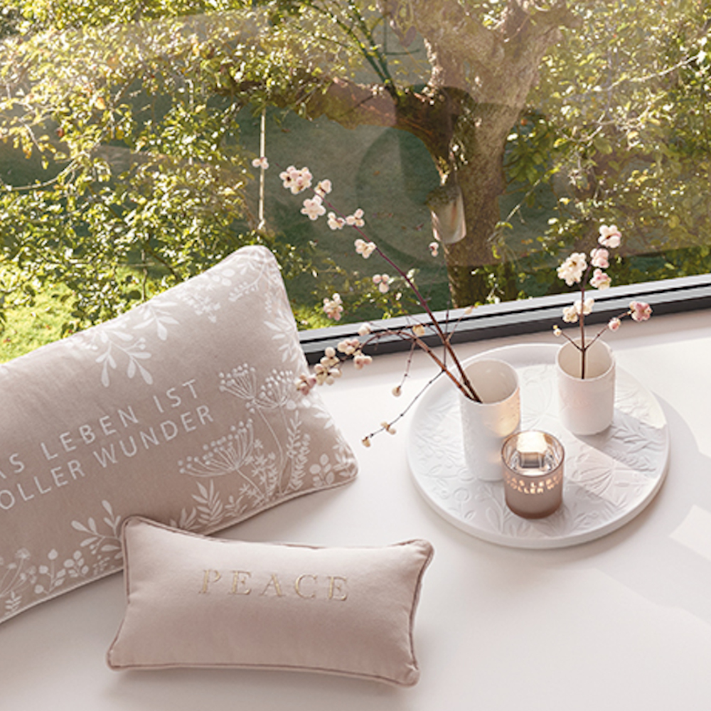 Räder Garden Glass Tealight Holder with Silver Print – image 3