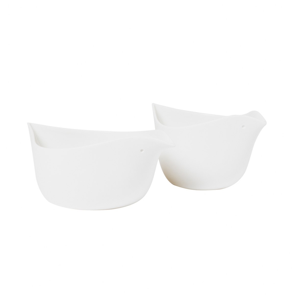 Räder Bird-Shaped Porcelain Stacking Bowls, Set of 2 – image 2