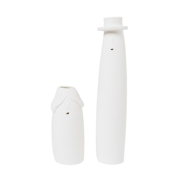 Räder Family Ties Grandparents Porcelain Vases, Set of 2