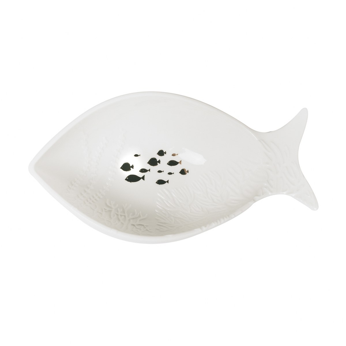 Räder Fish-Shaped Coral Porcelain Snack Bowl – image 2