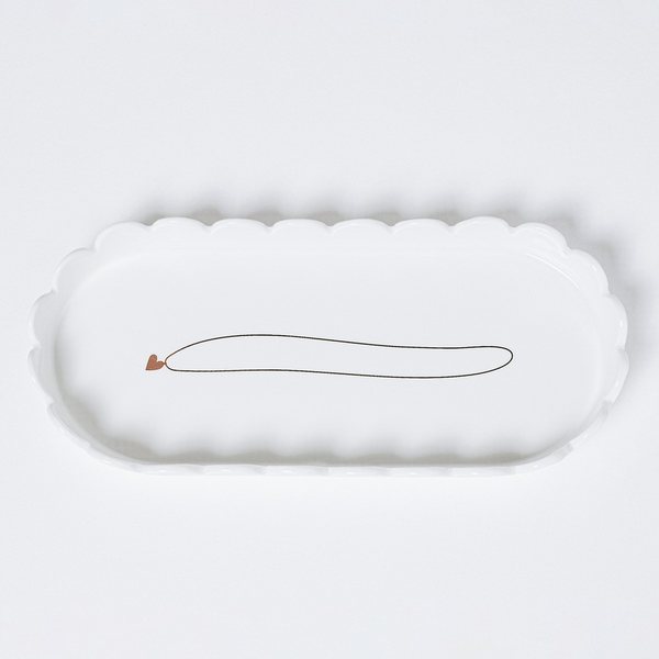 Räder Gold Necklace Porcelain Jewellery Dish