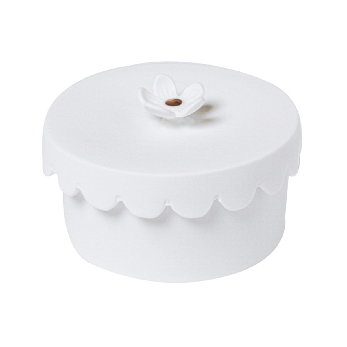 Räder Scalloped Porcelain Jewellery Box with Flower – image 2