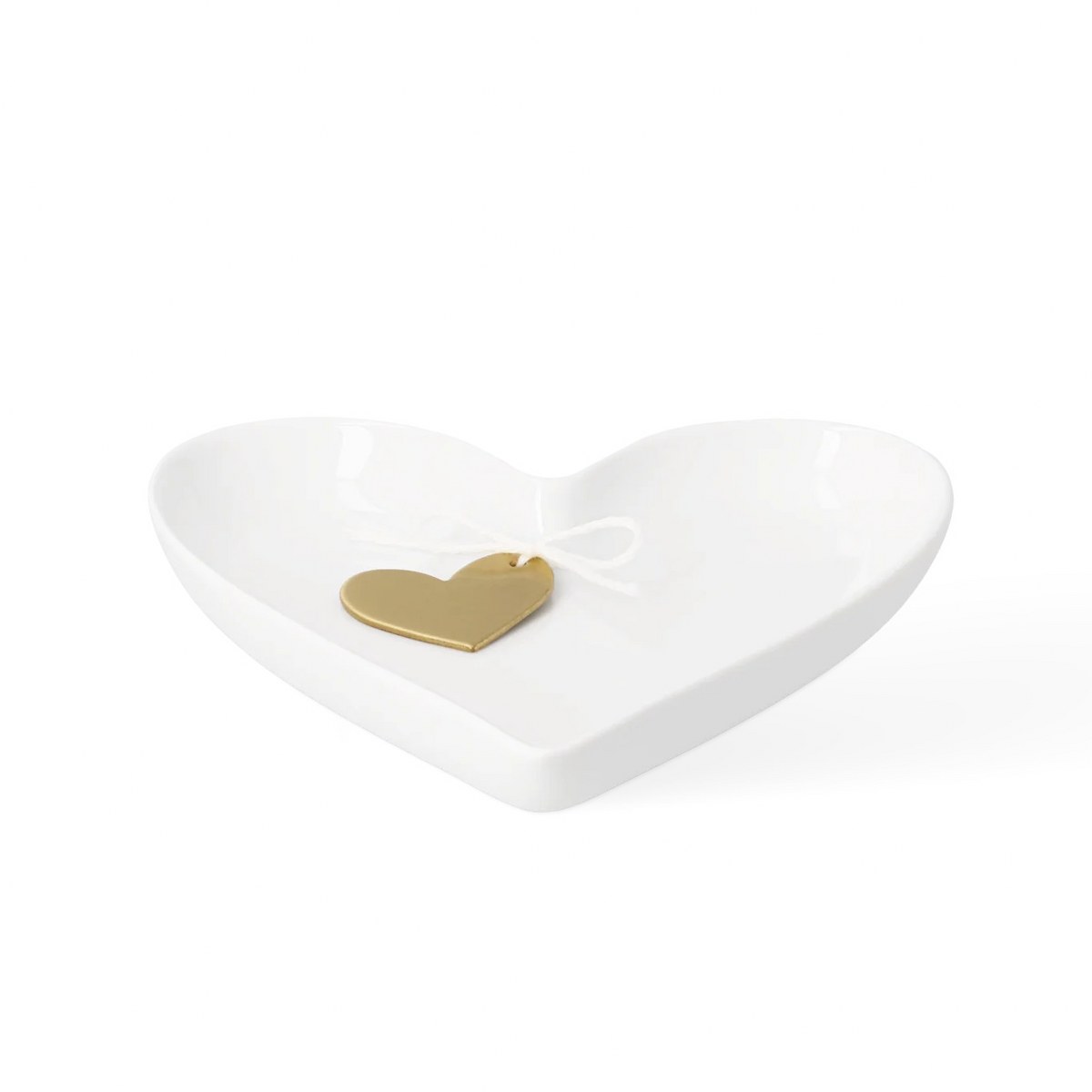 Räder Heart-Shaped Porcelain Trinket Dish with Golden Heart – image 4