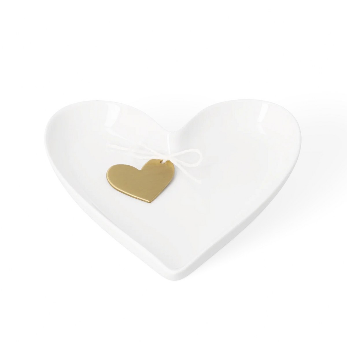 Räder Heart-Shaped Porcelain Trinket Dish with Golden Heart – image 2