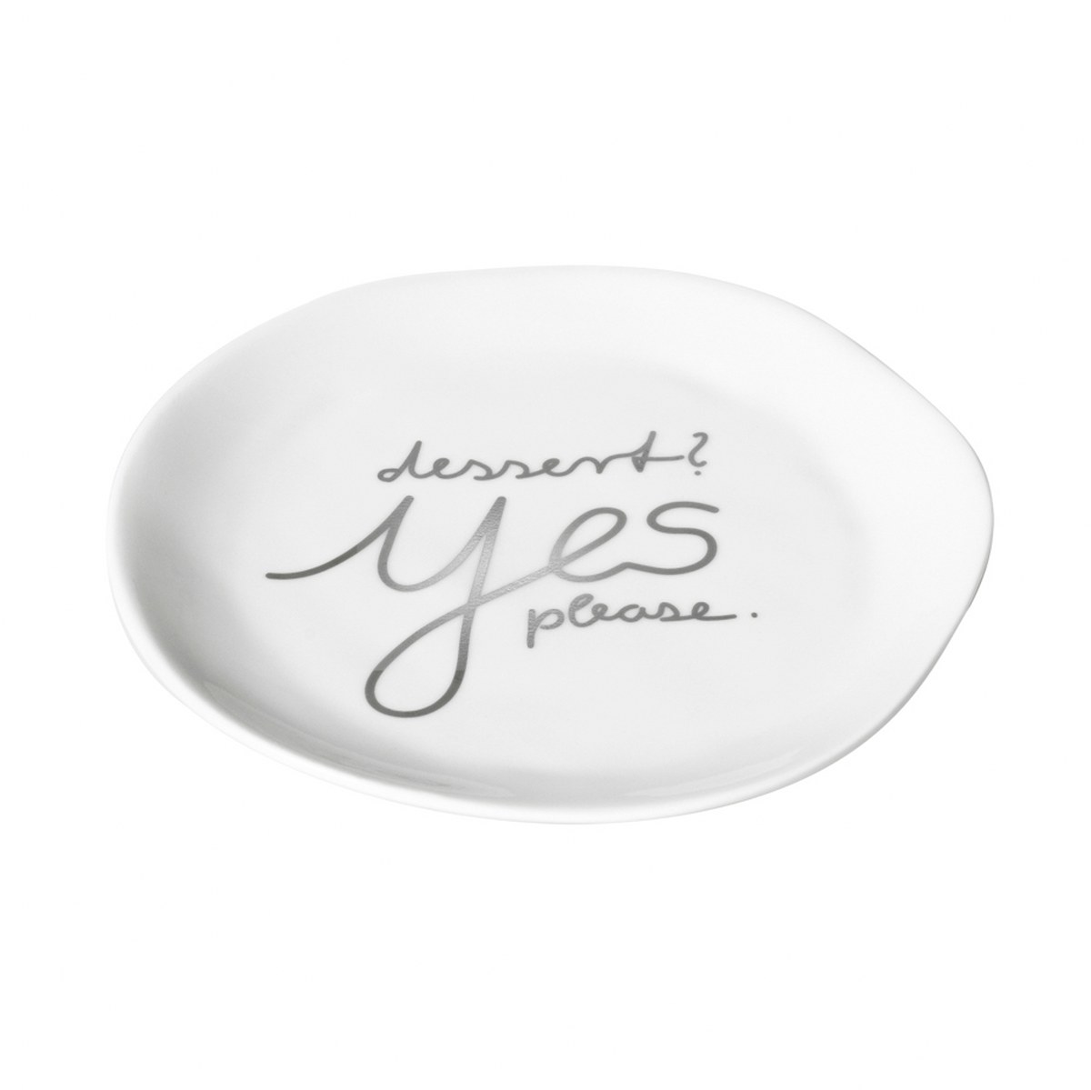Räder 'Dessert? Yes, Please' Porcelain Plate 14cm – image 2