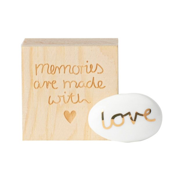 Räder 'Memories Are Made With Love' Lucky Box with Porcelain Token
