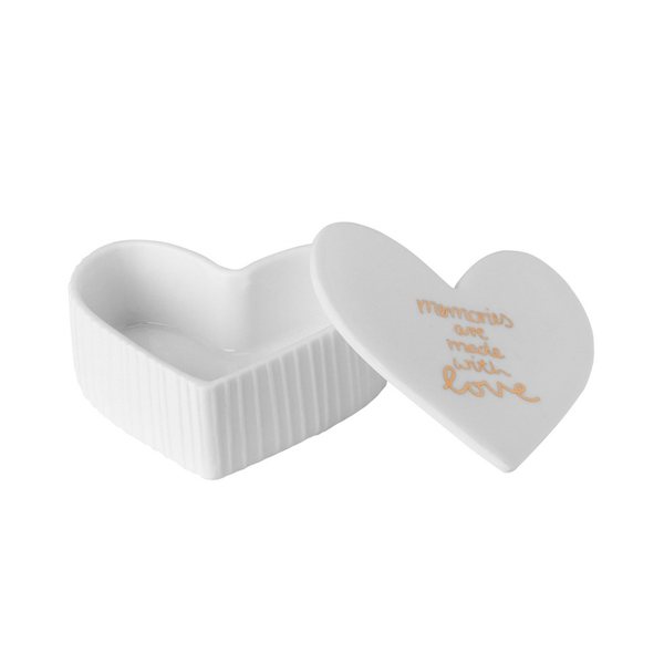 Räder Heart-Shaped Porcelain Trinket Box