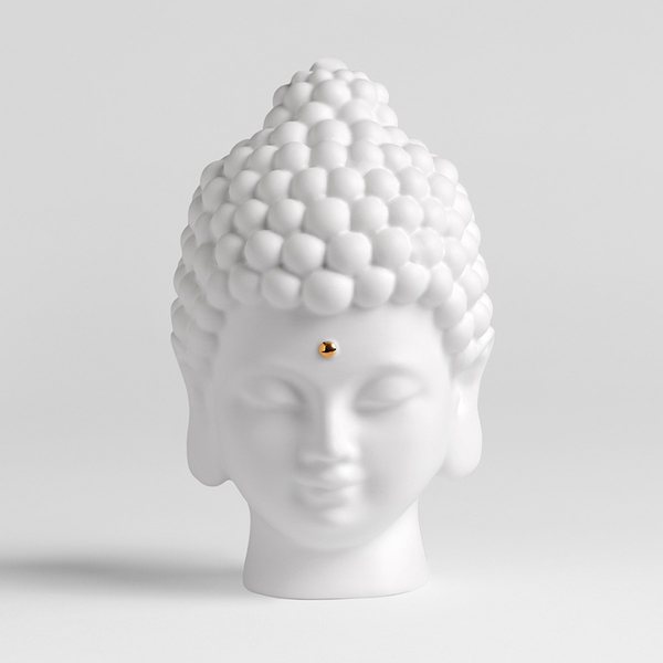 Räder Zen Spirit Porcelain Buddha Head 15cm