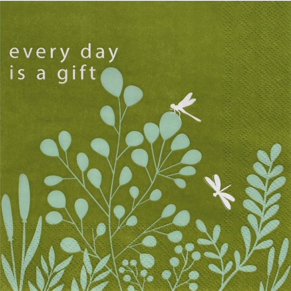 Räder 'Every Day Is a Gift' Paper Napkins 33cm, Pack of 20