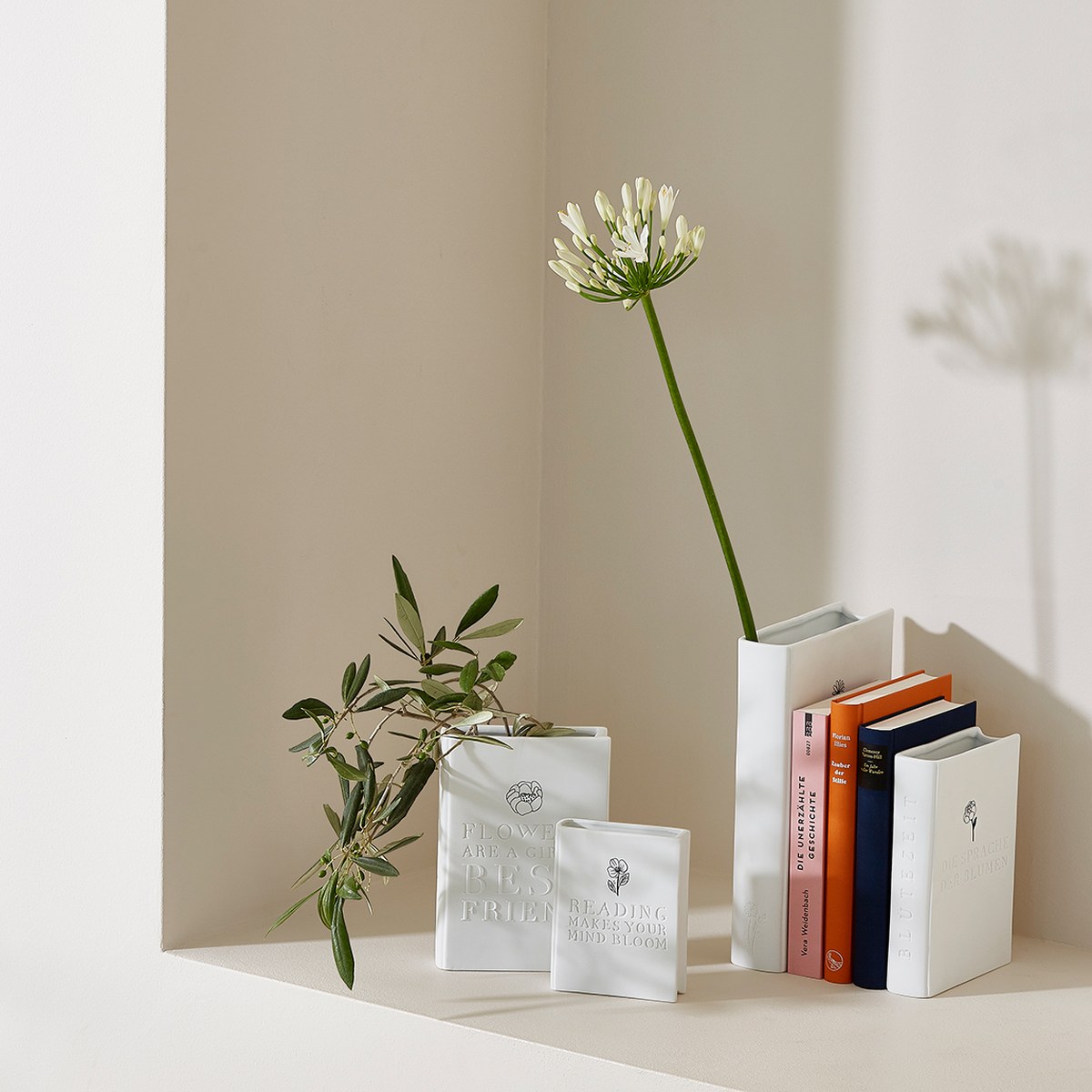 Räder 'Reading Makes Your Mind Bloom' Book Vase – image 3
