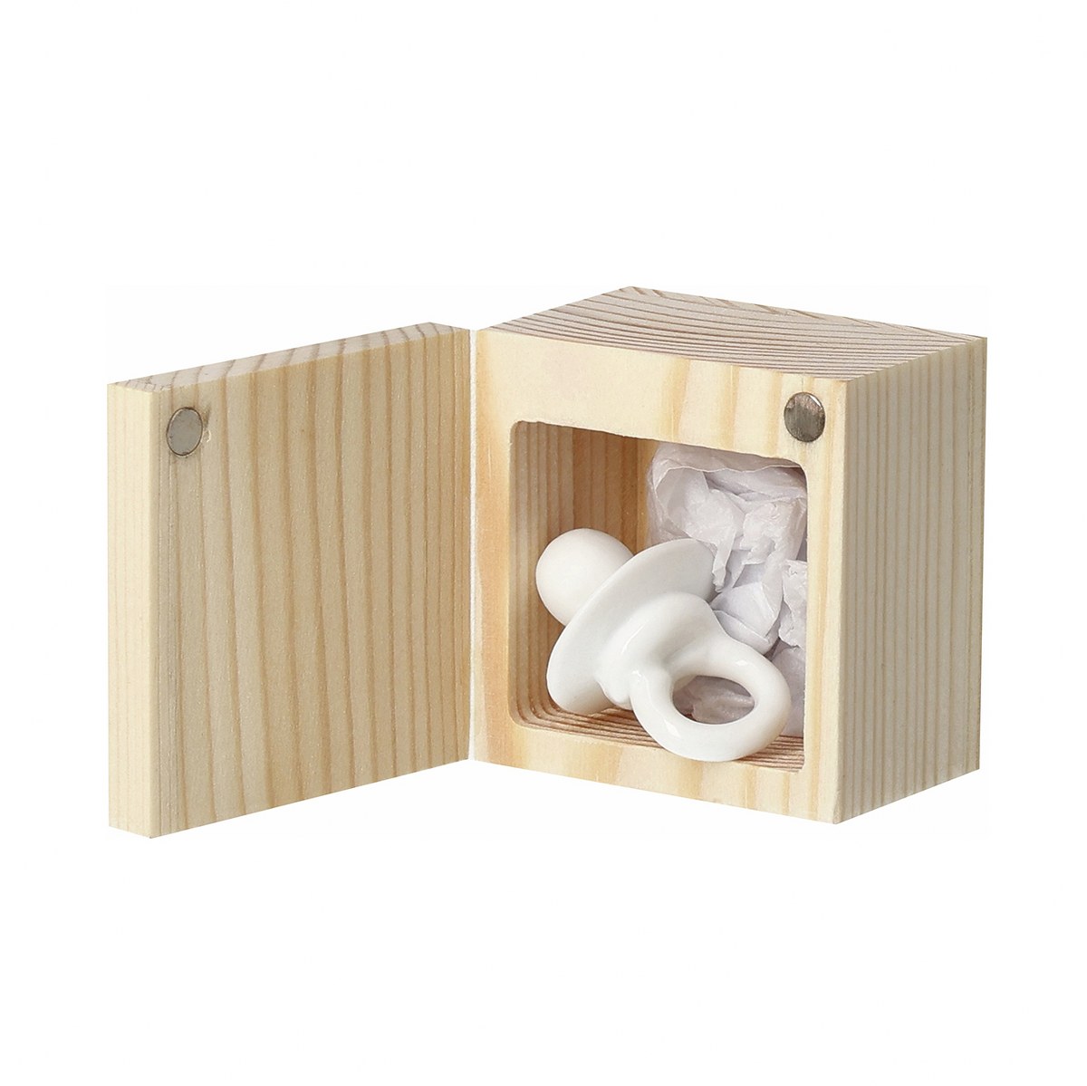Räder 'Hello Baby' Porcelain Dummy Keepsake in Wooden Box – image 2