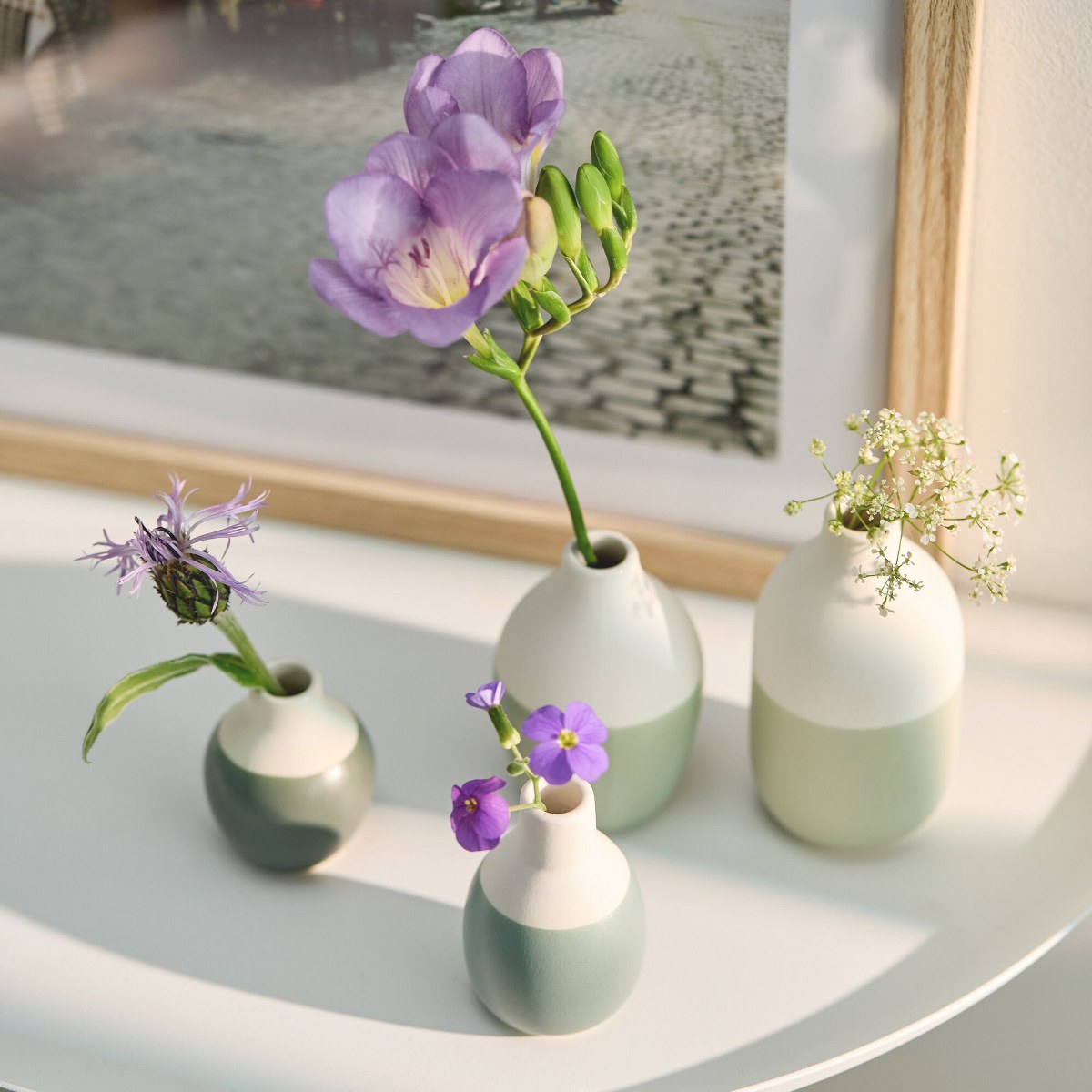 Räder Green Mini Bottle Vases, Set of 4 – image 7