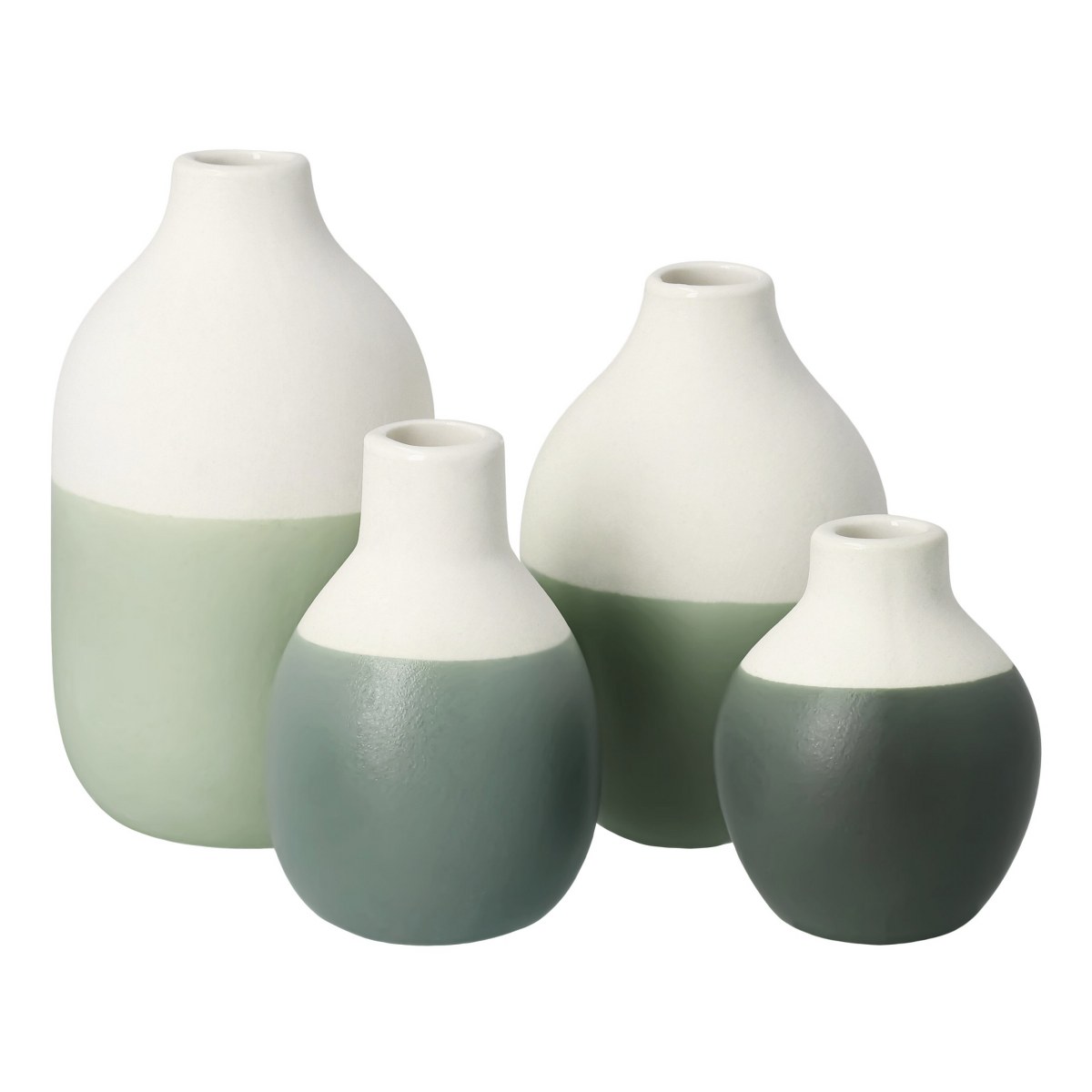 Räder Green Mini Bottle Vases, Set of 4 – image 2