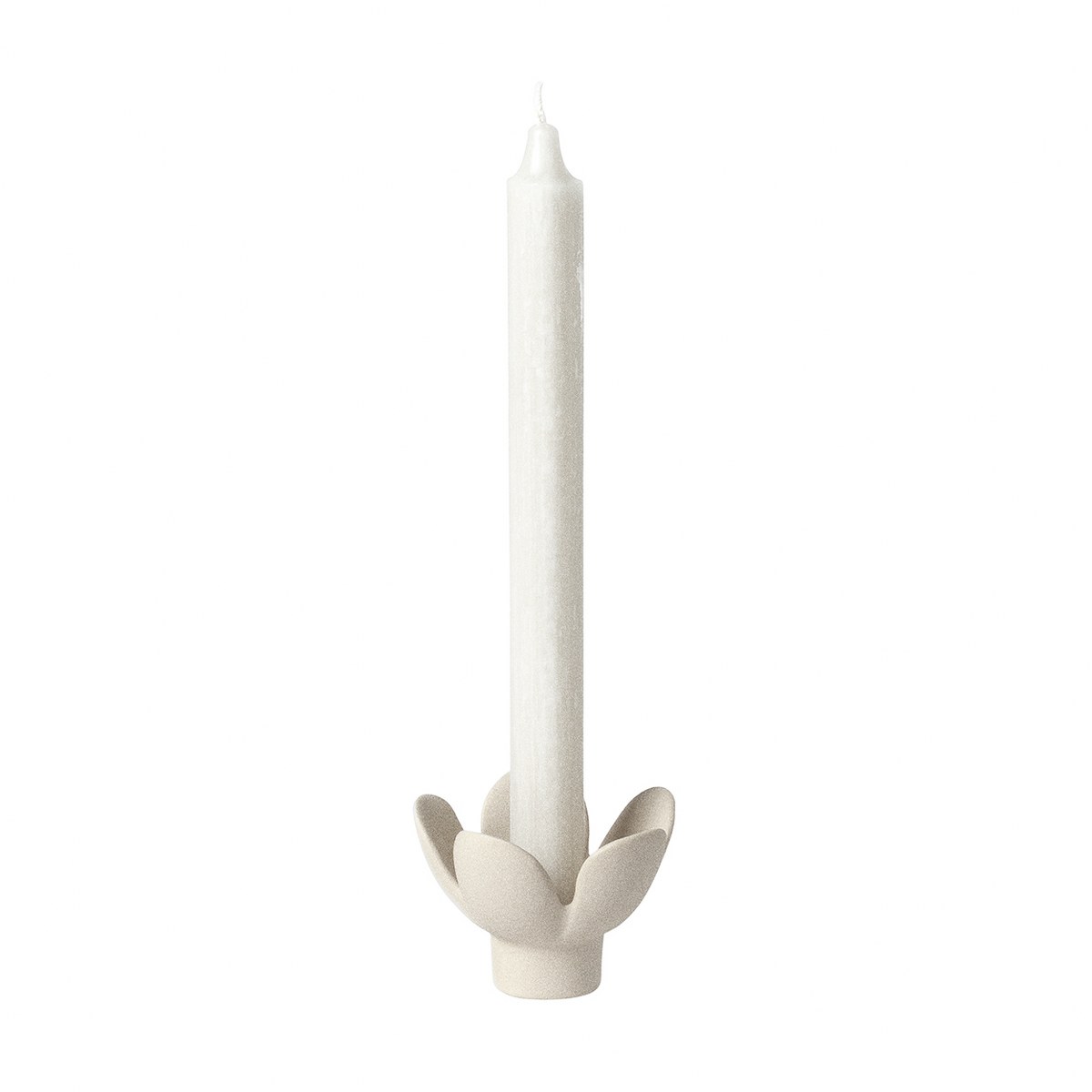 Räder Porcelain Flower Candle Holder – Beige – image 2