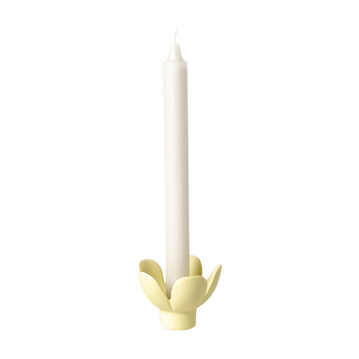 Räder Porcelain Flower Candle Holder – Yellow – image 2