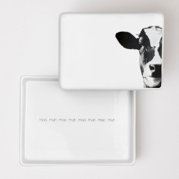 Räder Porcelain Cow Butter Dish – Large