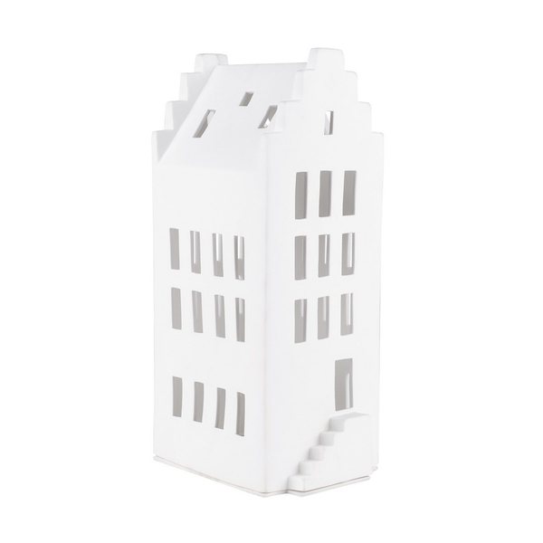 Räder Lighthouse Gable Roof Porcelain Tealight House – Large