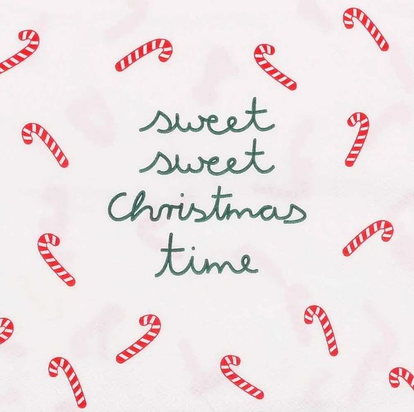 Räder 'Sweet Sweet Christmas Time' Cocktail Napkins, Pack of 20