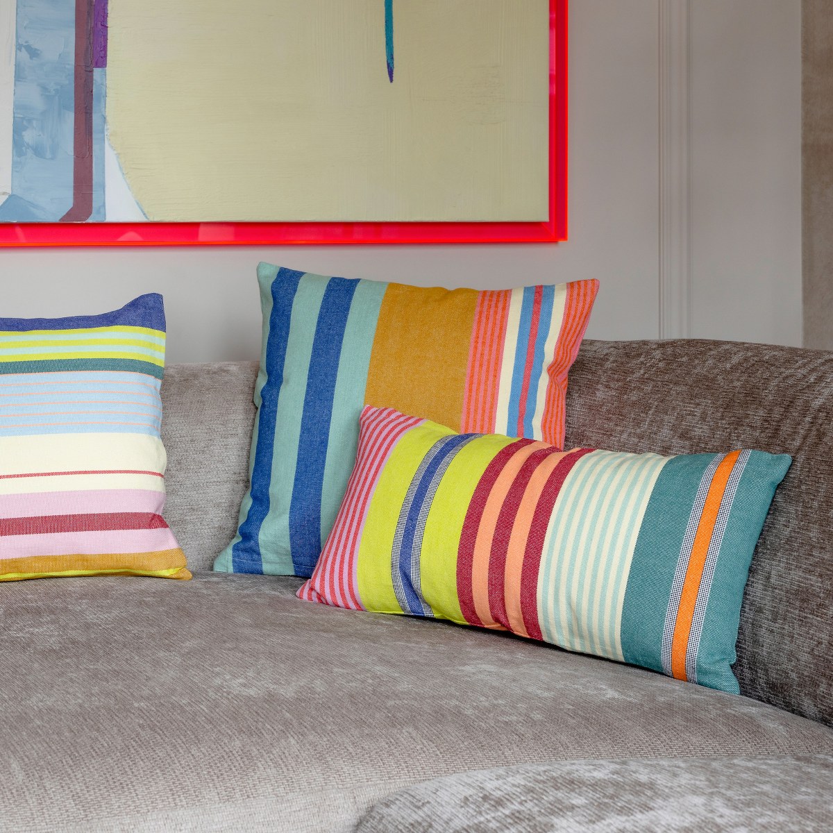 Remember Belize Woven Cotton Cushion 50 x 50cm – image 3