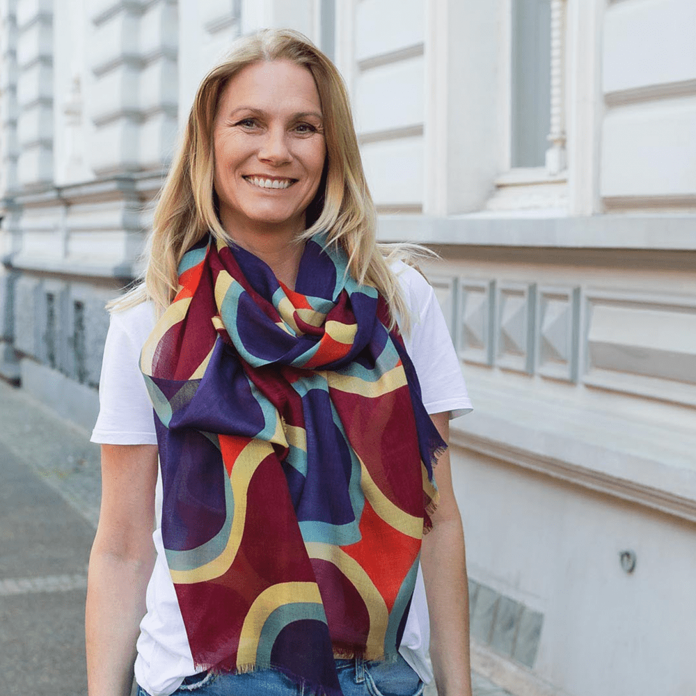 Remember Valentina Wool-Blend Scarf – 190cm – image 3
