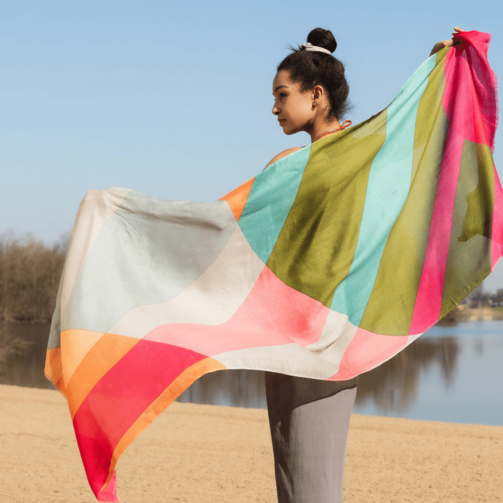 Remember Louise Wool-Blend Scarf – 190cm – image 5