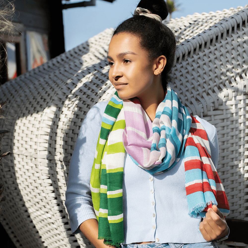 Remember Adele Wool & Viscose Scarf 190cm – image 4