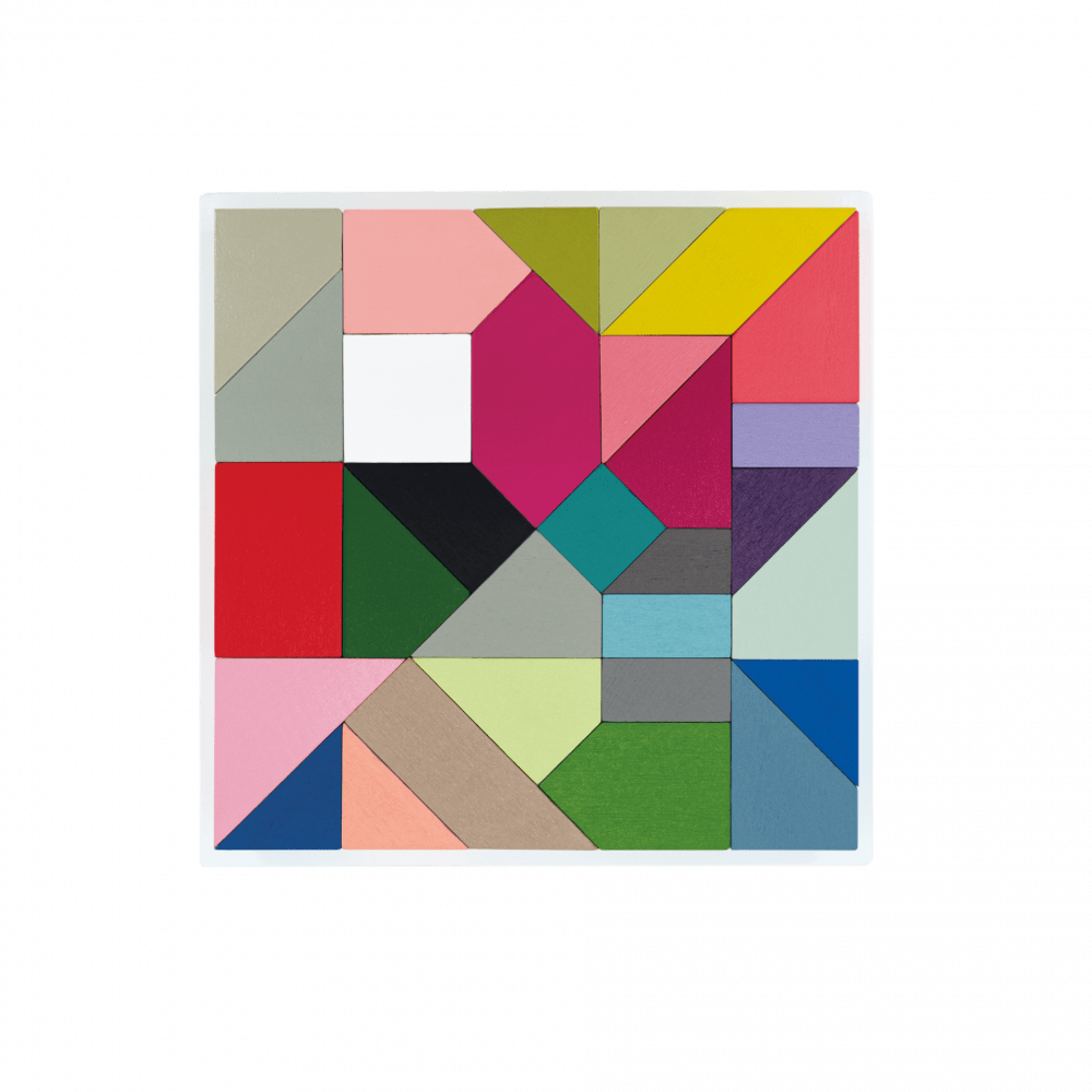 Remember Thirty Wooden Building Block Puzzle – 30 Coloured Blocks – image 5