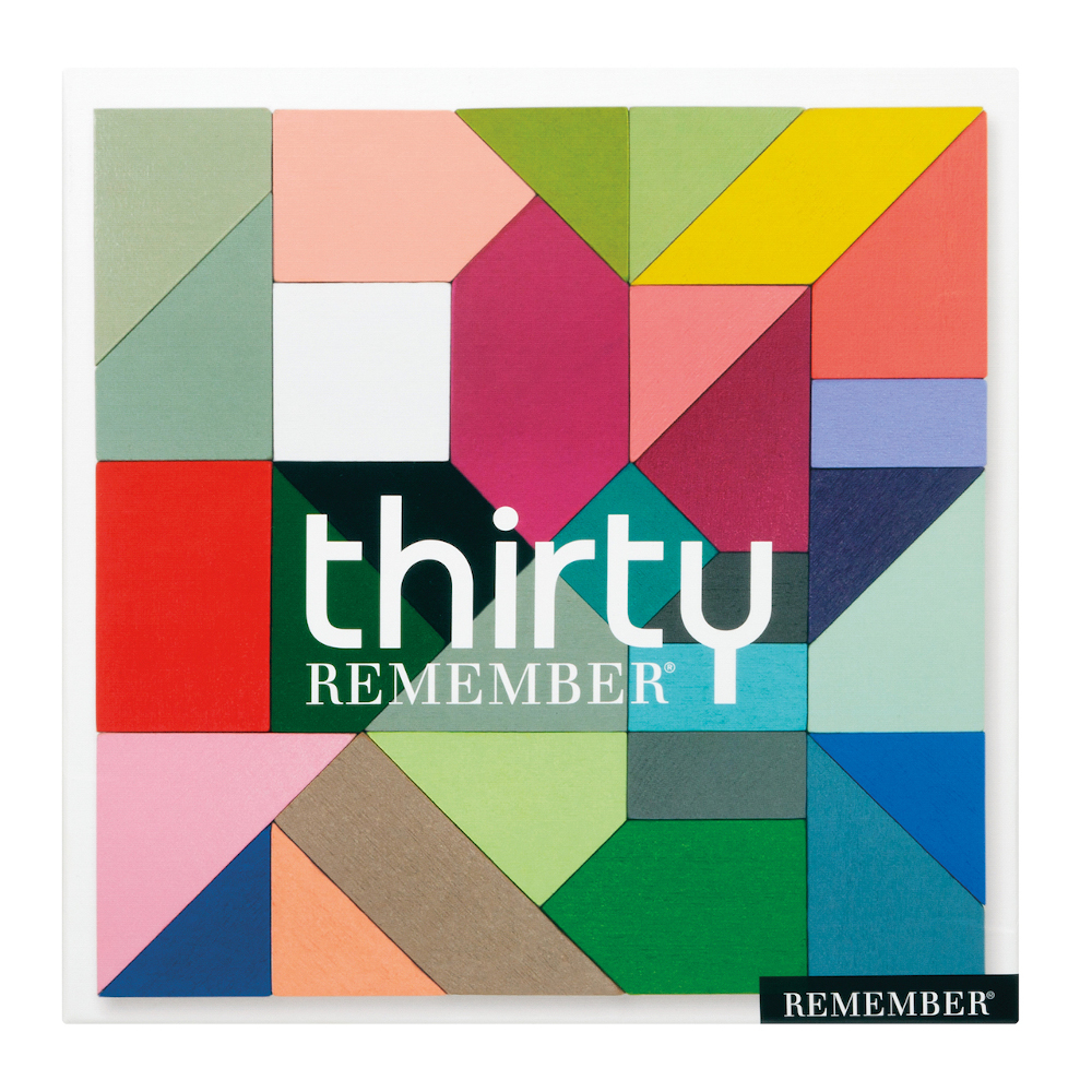 Remember Thirty Wooden Building Block Puzzle – 30 Coloured Blocks – image 6