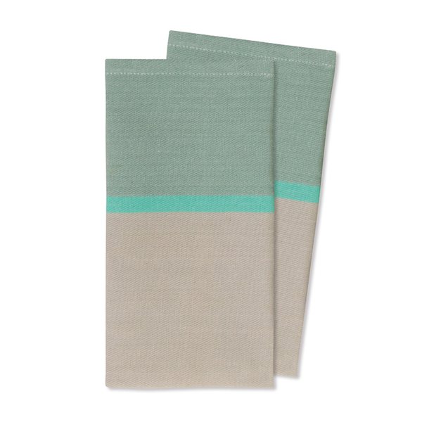 Remember Mint Cotton Napkins 40 x 40cm, Set of 2