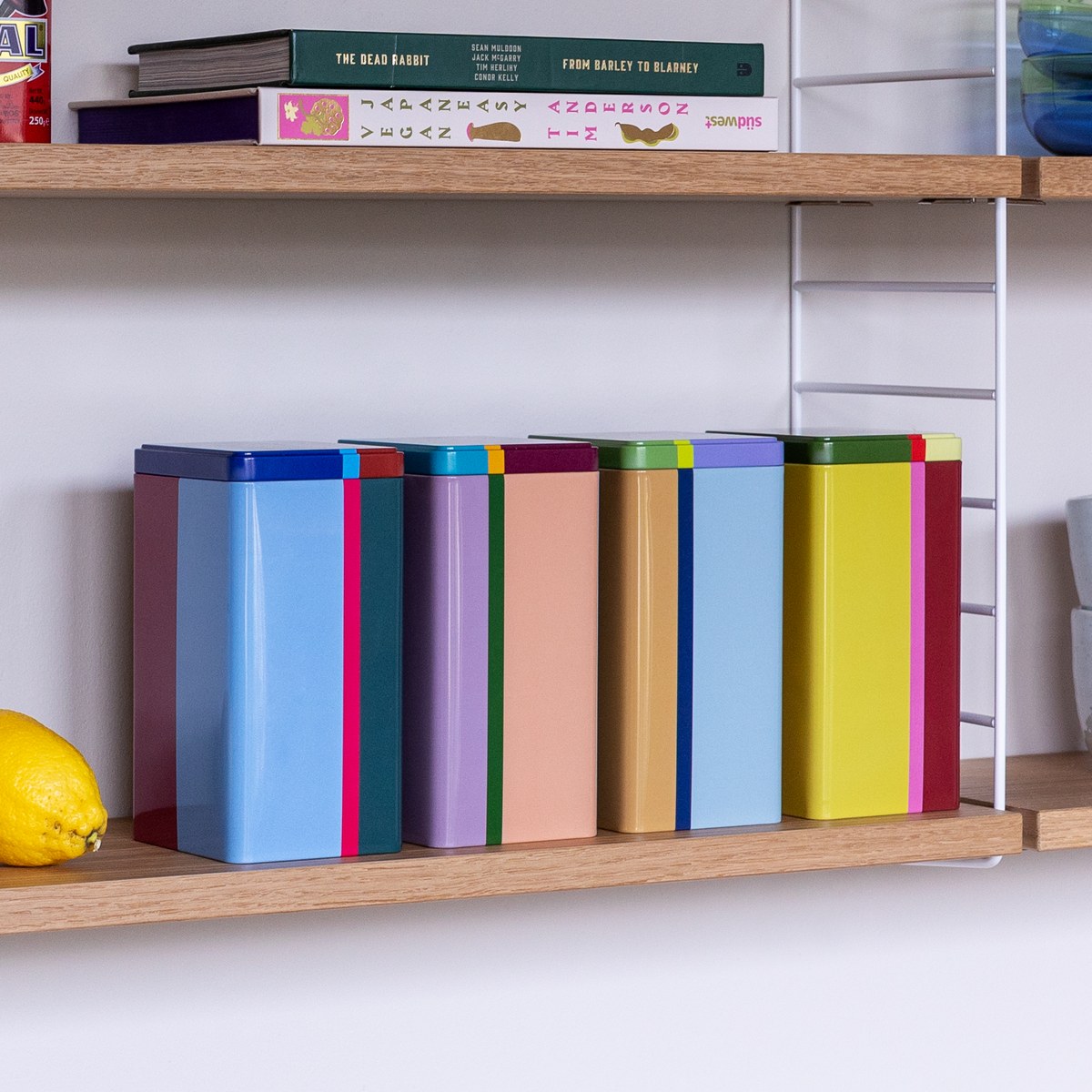 Remember Yara Kitchen Storage Tins, Set of 4 – Food-Safe Tin – image 3