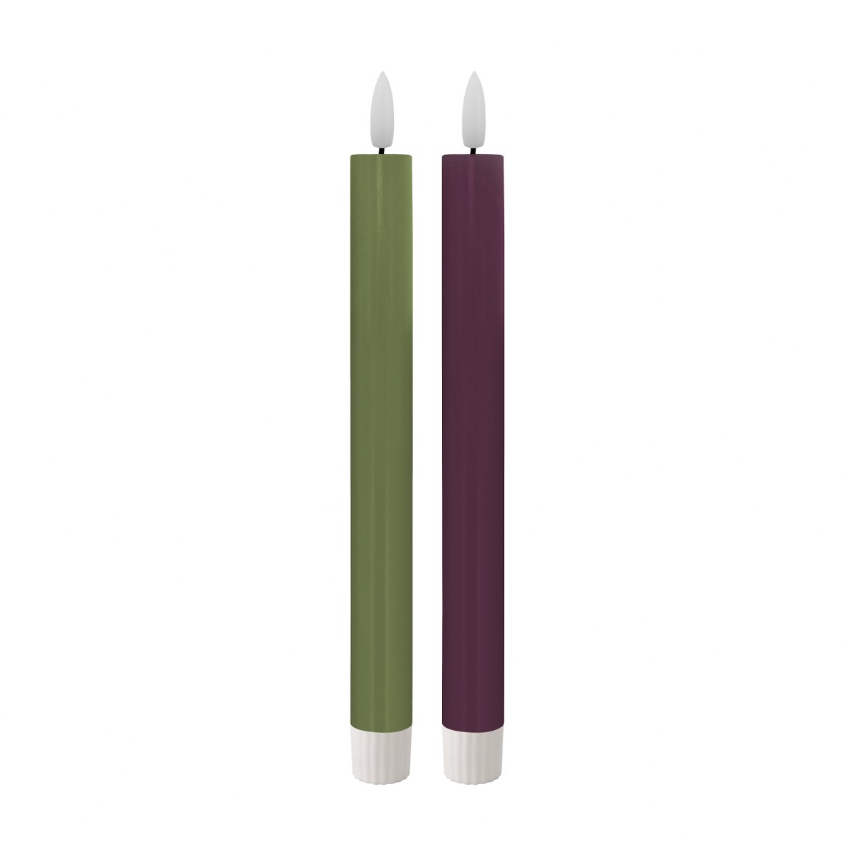Remember Ruka Real-Wax LED Dinner Candles, Set of 2 – image 2