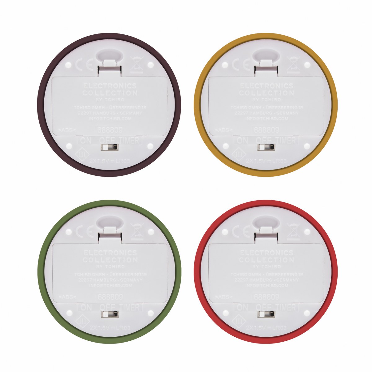 Remember Levi Real-Wax LED Tealights, Set of 4 – image 3