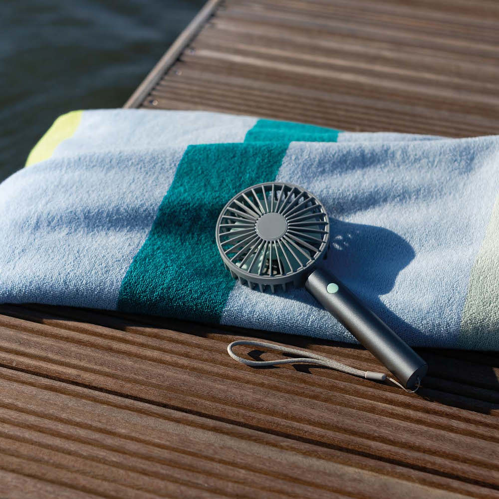 Remember Flow Rechargeable USB Fan with Stand – Graphite – image 6