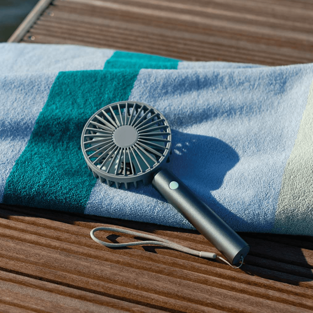 Remember Flow Rechargeable USB Fan with Stand – Graphite – image 8