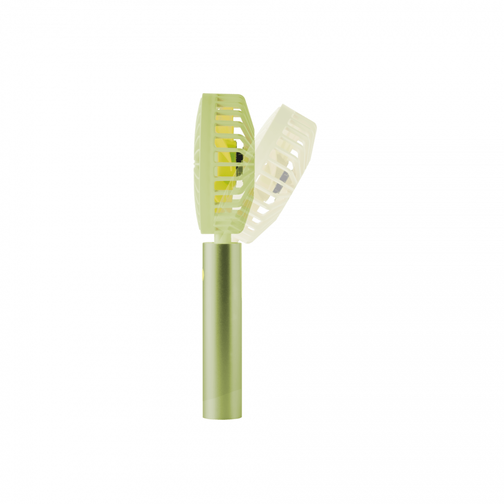 Remember Flow Rechargeable USB Fan with Stand – Lime – image 2