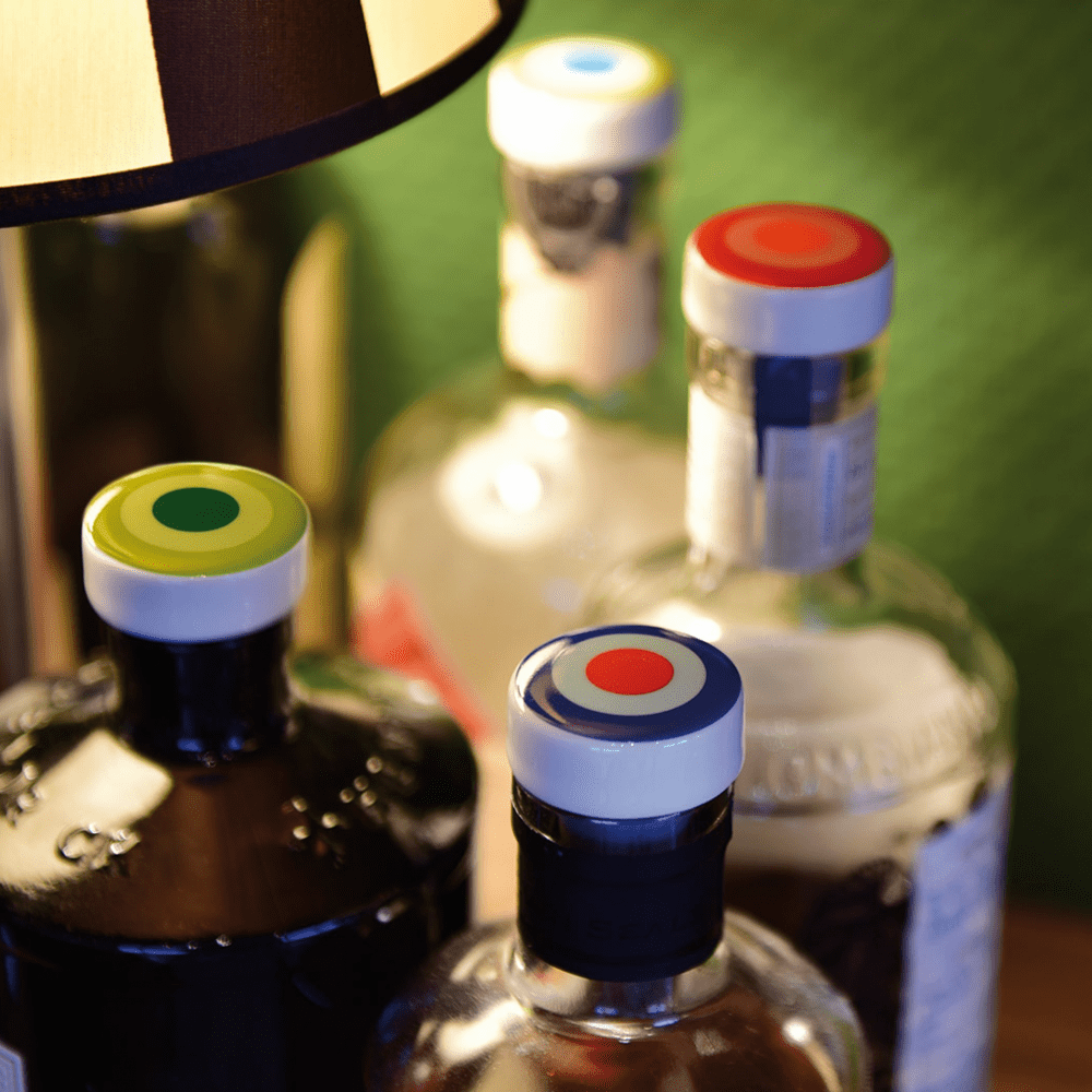 Remember Porcelain Bottle Stoppers, Set of 4 – Colourful Wine Stoppers – image 7