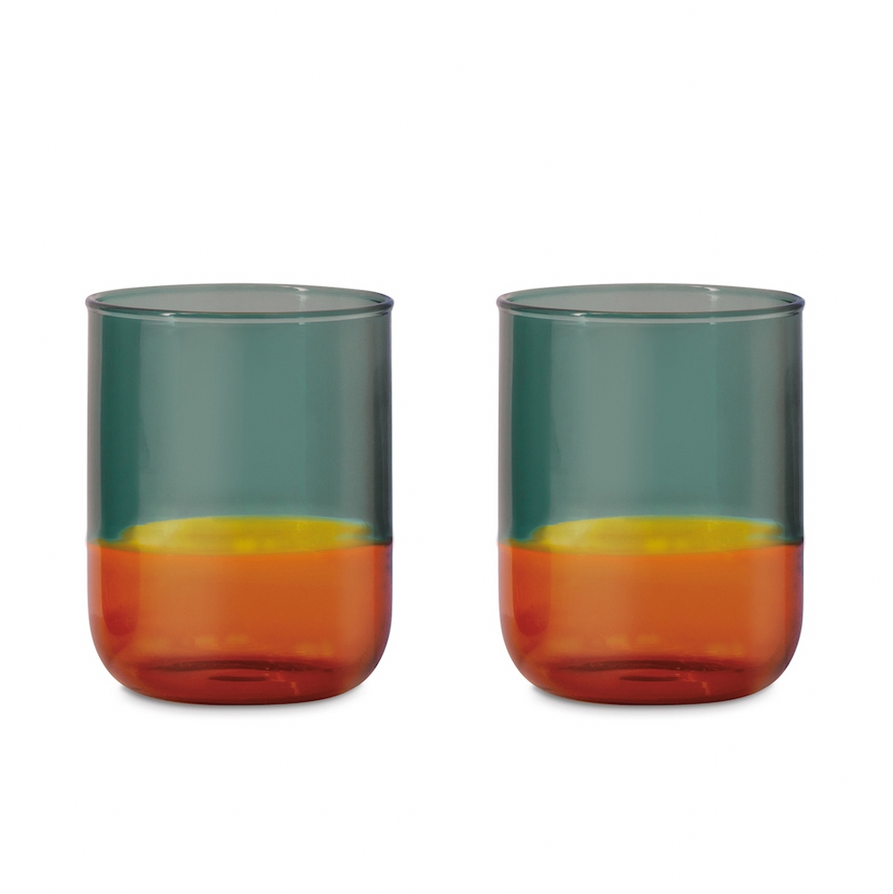 Remember Coloured Glass Water Carafe 1.1L – Blue Grey, Amber & Yellow – image 6