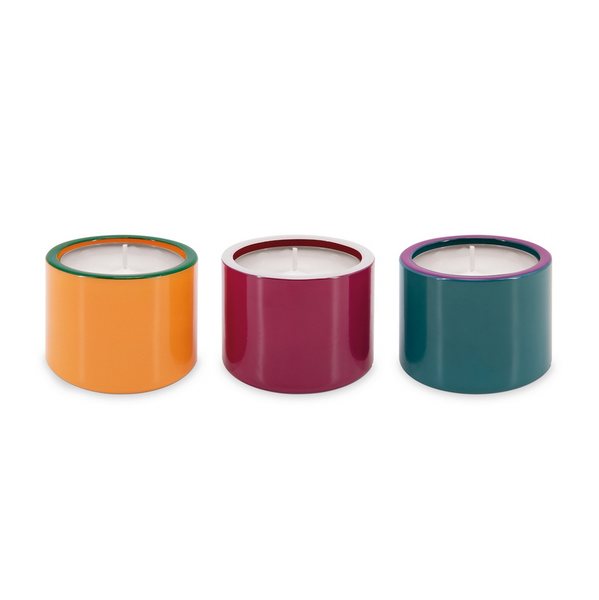 Remember Glass Candle Holders, Set of 3 – Autumn Colours